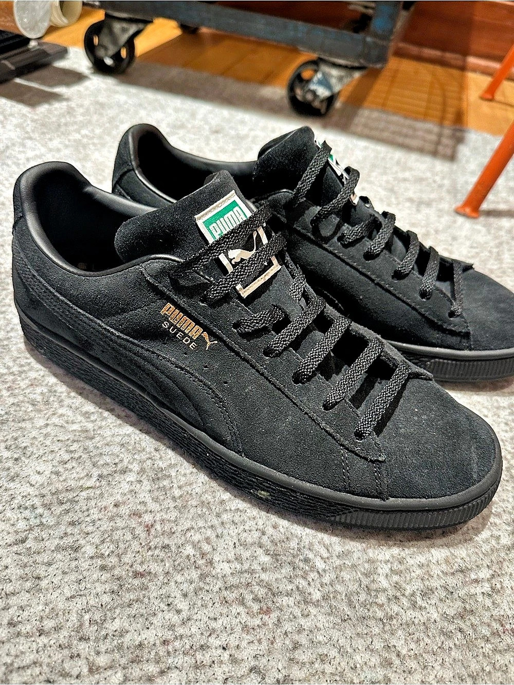 Puma Suede Classic Black Sneakers